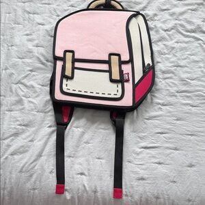 Jump from paper backpack